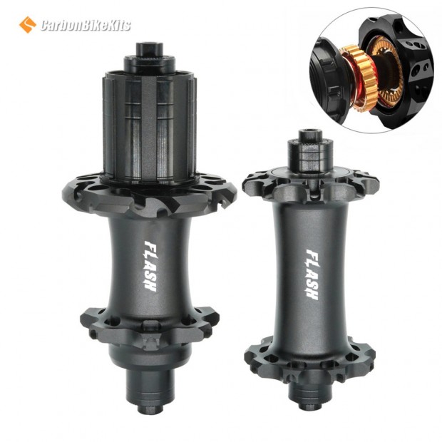 FLASH™️ 292g  Road Rim Brake Hub Ratchect 18-21 Holes for Carbon Spokes CSK02 / CSK08